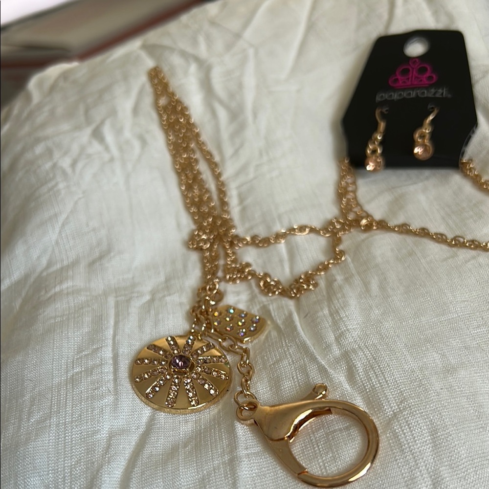Paparazzi Gold Heart Pendant Necklace